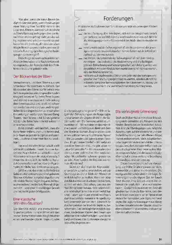 Vorschauseite 2: Es ist nicht egal, wie wir gezeugt werden