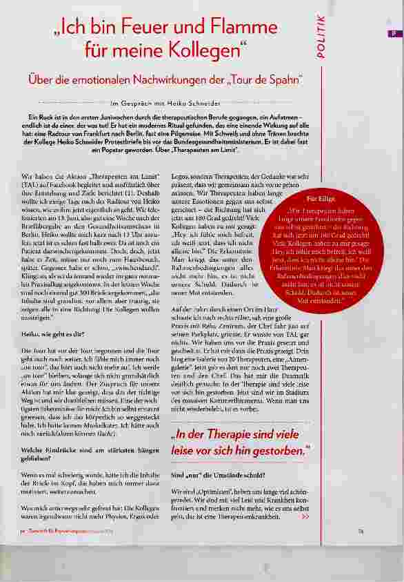 Vorschauseite 2: „Ich bin Feuer und Flamme für meine Kollegen“