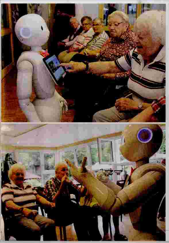 Vorschauseite 2: Von kichernden Robotern und begeisterten Senioren