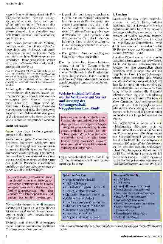 Vorschauseite 2: Auswirkungen von Suchtmitteln auf Schwangerschaft, Geburt und das Neugeborene