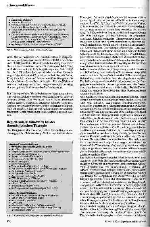 Vorschauseite 5: Möglichkeiten der Fibrinolysetherapie