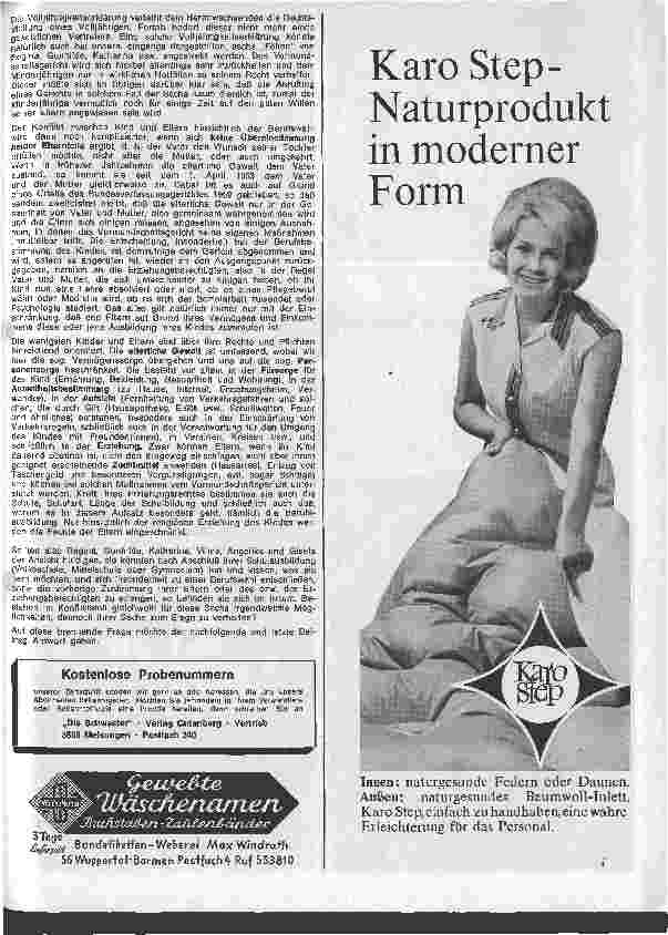 Vorschauseite 2: Jung und Alt 8. Folge: Muß man gehorchen? b) aus juristischer Sicht