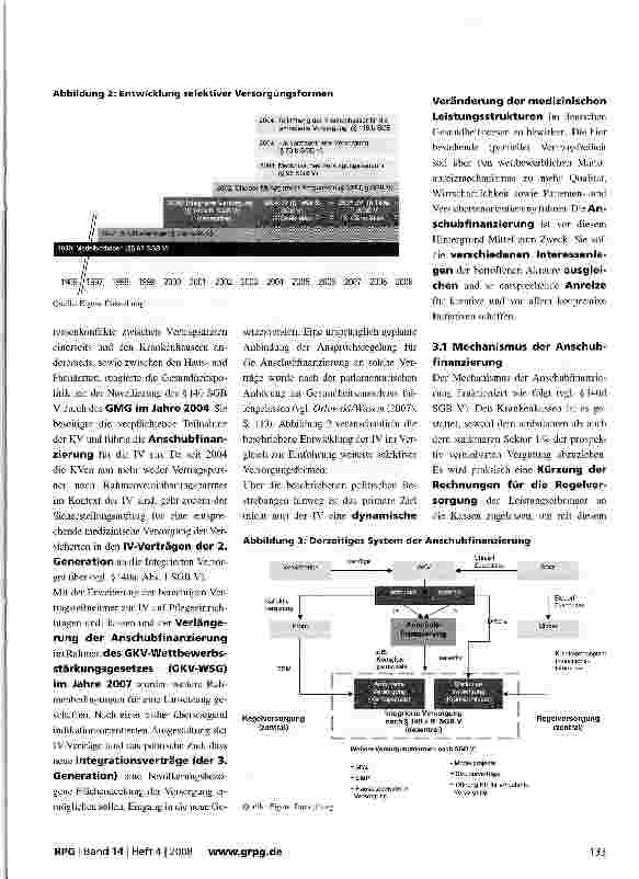 Vorschauseite 5: Die Anschubfinanzierung -Der Motor für medizinische Leistungsstrukturinnovationen