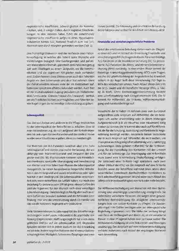 Vorschauseite 5: Amyothrophe Laterasklerose eine Krankheit mit besonderen Herausforderungen