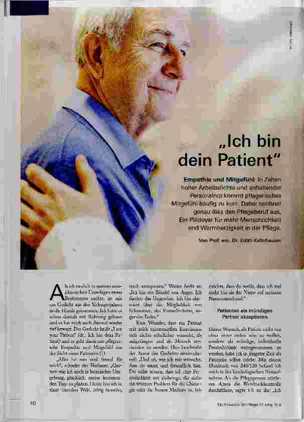 Vorschauseite 1: „Ich bin dein Patient
