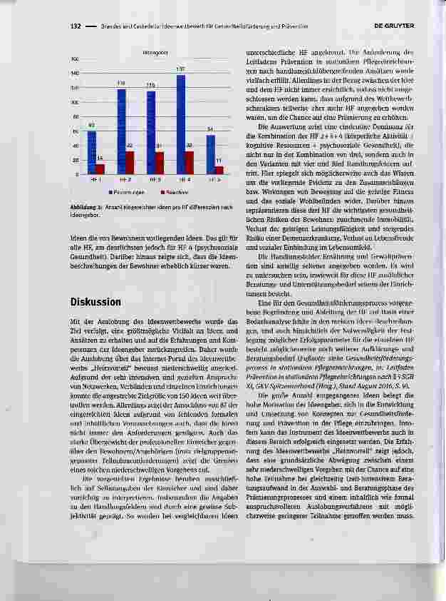 Vorschauseite 3: Ideenwettbewerb für Gesundheitsförderung und Prävention in stationären Pflegeeinrichtungen welche Handlungsfelder werden bedient?