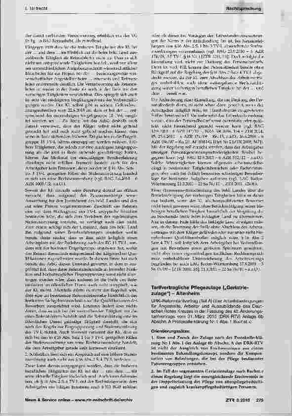 Vorschauseite 2: Stufenzuordnung nach TV-L förderliche Zeiten