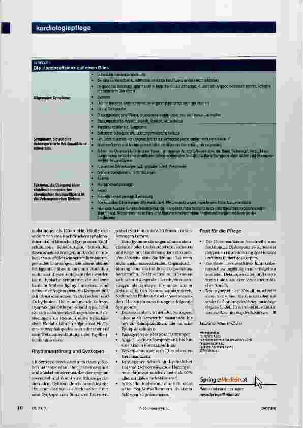 Vorschauseite 3: Kardiovaskuläre Erkrankungen