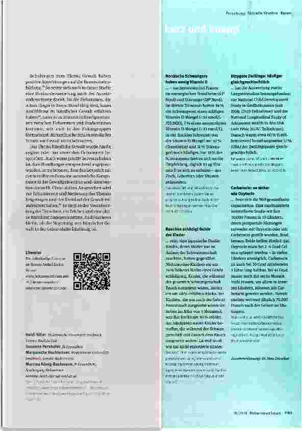 Vorschauseite 3: Häusliche Gewalt in der Hebammentätigkeit Perspektiven von Hebammenstudentinnen