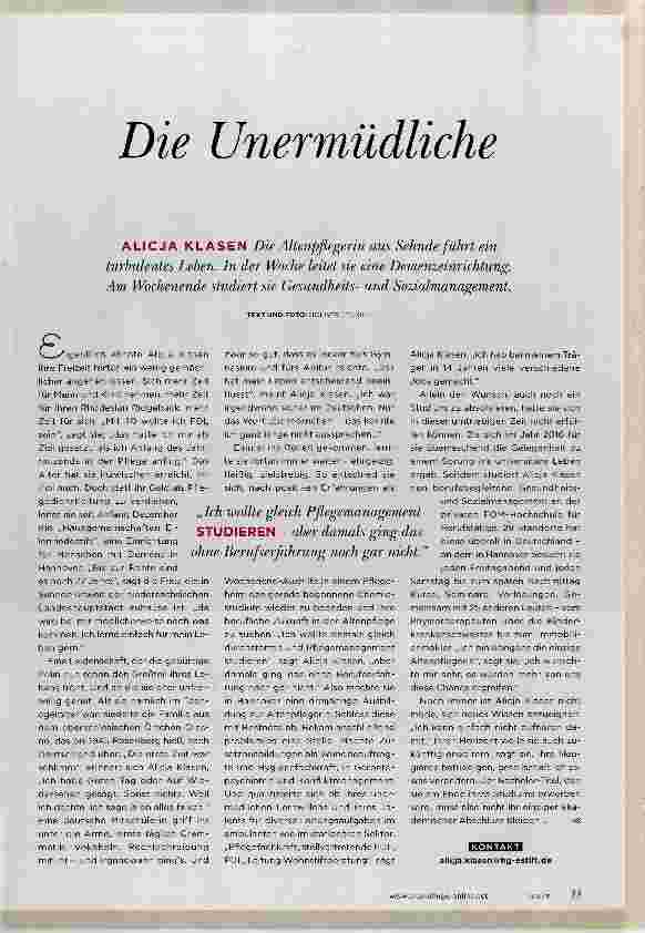 Vorschauseite 2: Die Unermüdliche