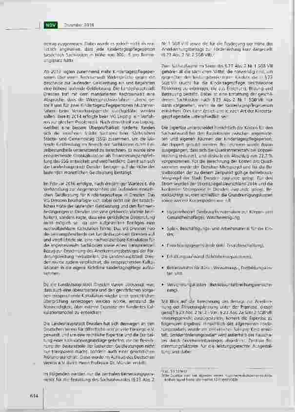 Vorschauseite 2: Die Vergütung von Kindertagespflegepersonen