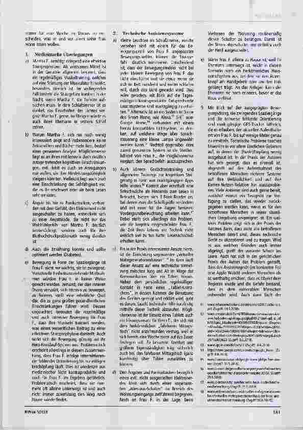 Vorschauseite 3: Mît technischer Assistenz selhsthestimmt und in Würde alt werden? Eine medizinisch-juristische Fallanalyse