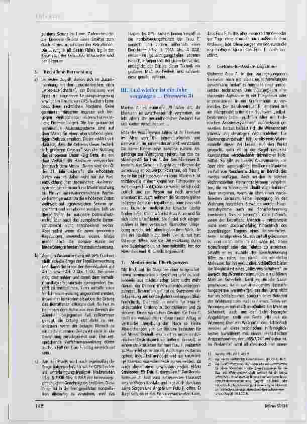 Vorschauseite 4: Mît technischer Assistenz selhsthestimmt und in Würde alt werden? Eine medizinisch-juristische Fallanalyse