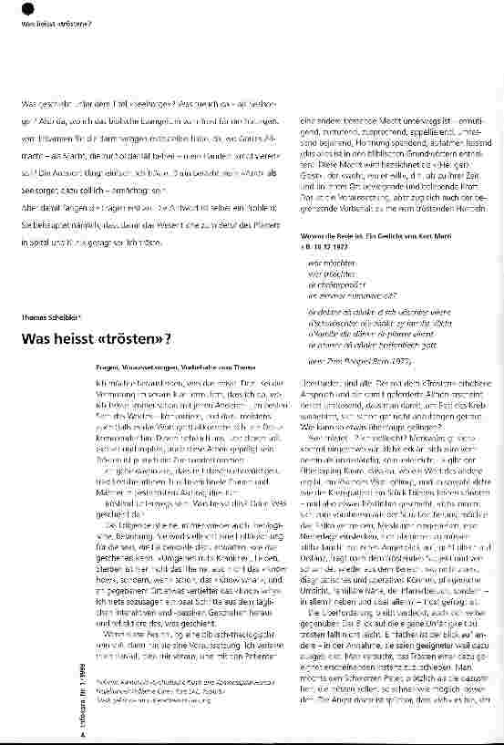 Vorschauseite 1: Was heißt trösten?
