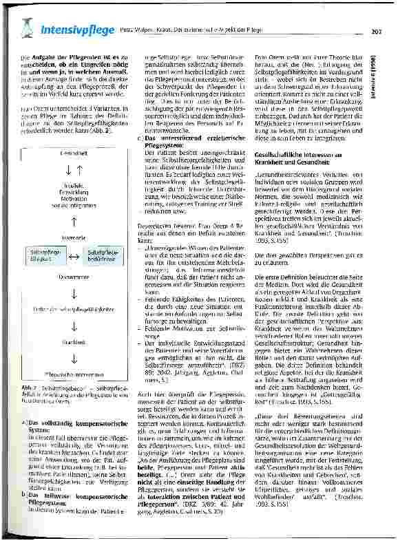 Vorschauseite 4: Der erzieherische Aspekt der Pflege unter Einbeziehung des Pflegemodells nach Frau Dorothea Orem