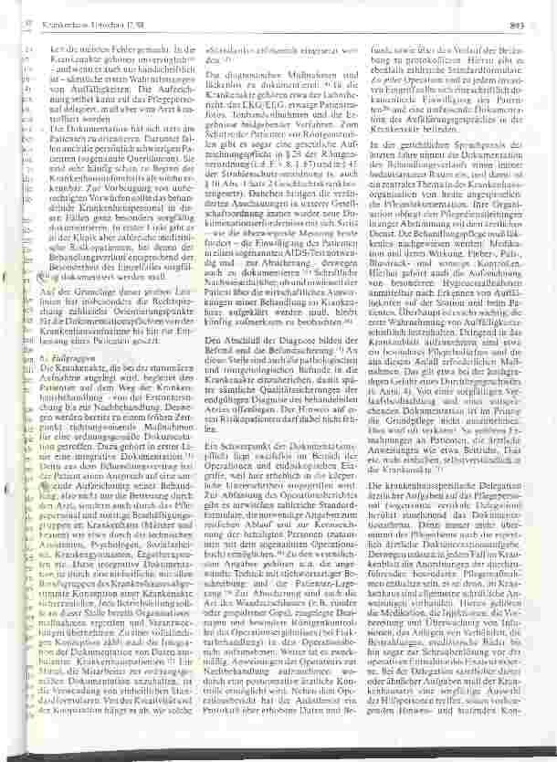 Vorschauseite 2: Dokumentation von Patientendaten im Krankenhaus
