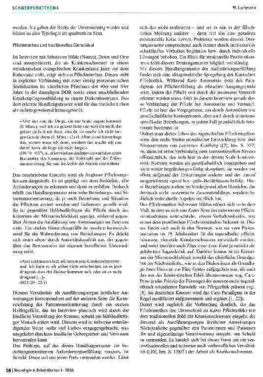 Vorschauseite 2: Narrative Perspektiven der Pflege
