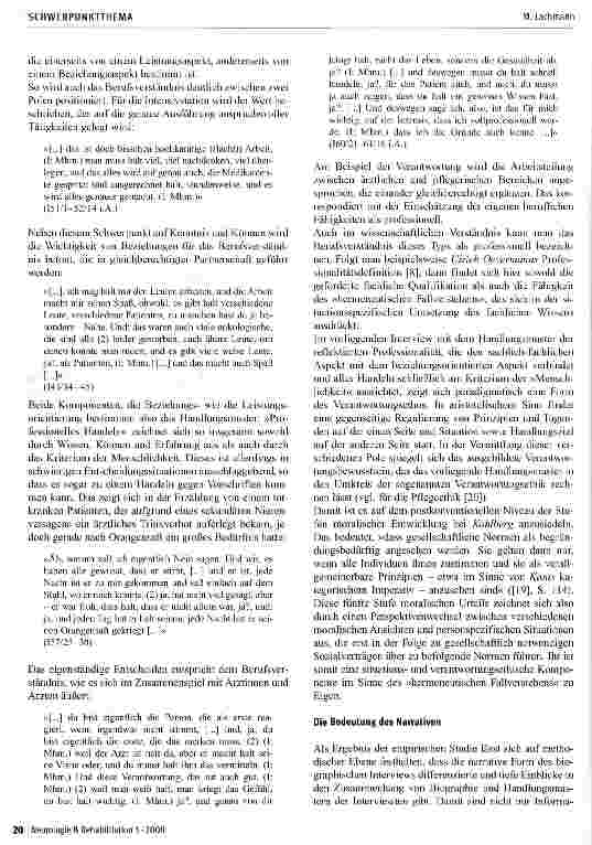 Vorschauseite 4: Narrative Perspektiven der Pflege
