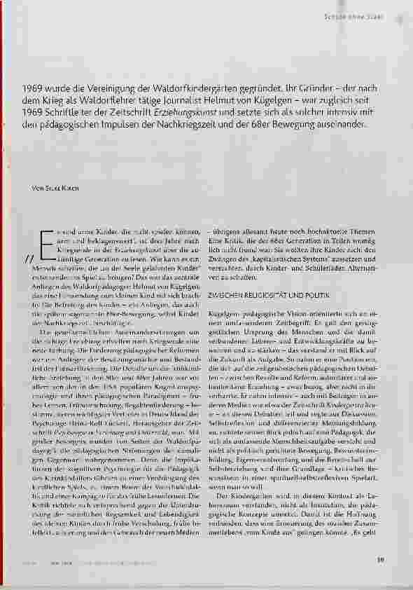 Vorschauseite 2: Walldorfpädagogik und die 68er
