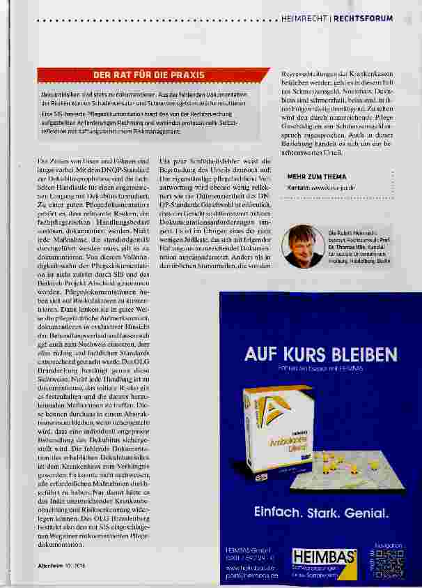 Vorschauseite 2: Schmerzensgeld bei einem vermeidbaren Dekubitus