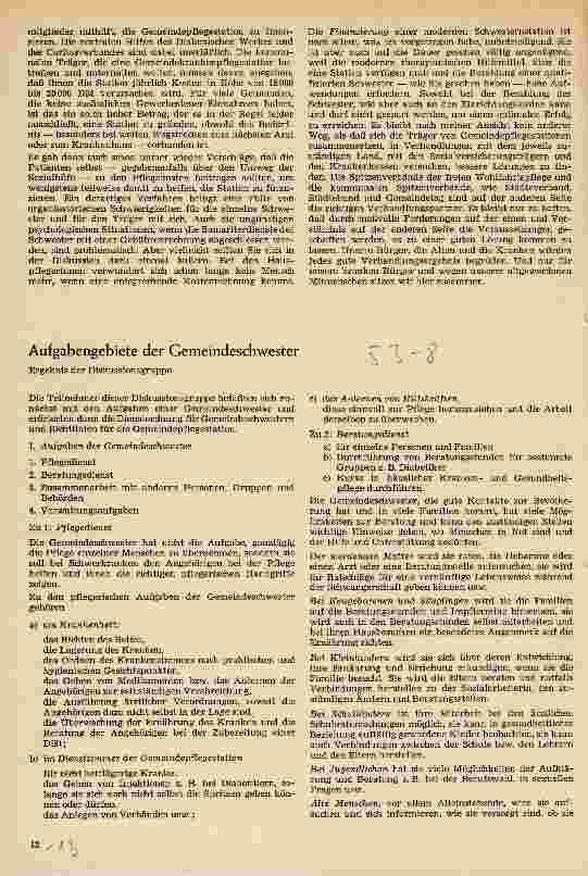 Vorschauseite 3: Die Finanzierung der modernen Gemeindepflegestation