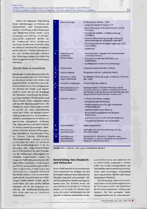 Vorschauseite 4: Analgosedierung für diagnostische und interventionelle Prozeduren in der Pädiatrie