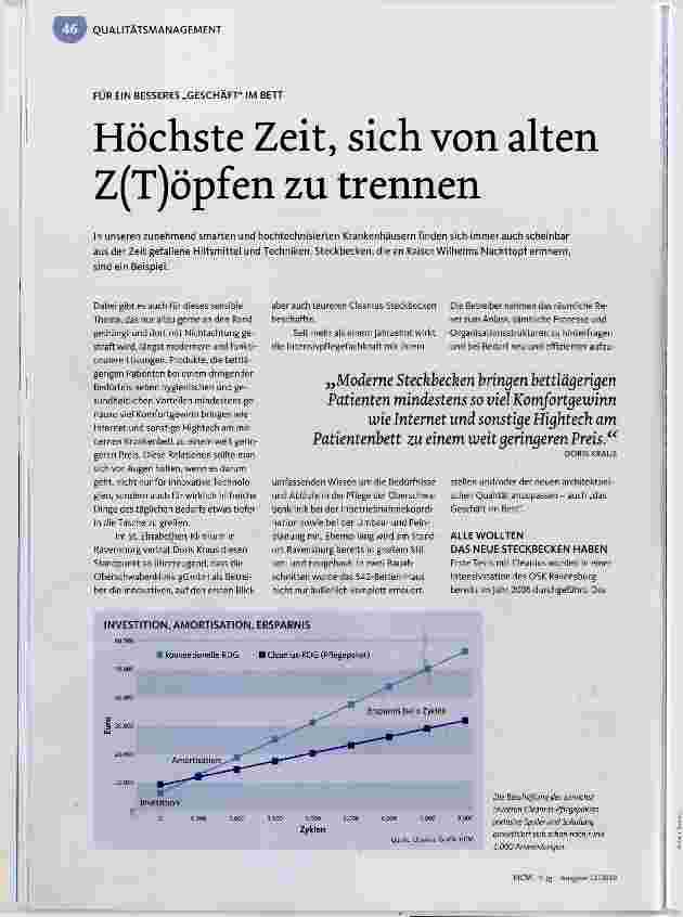 Vorschauseite 1: Höchste Zeit, sich von alten Z(T)öpfen zu trennen