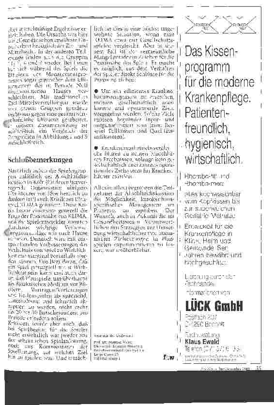 Vorschauseite 5: Planspiel Klinikmanagement / Endergebnisse als empirische Befunde zum Thema Krankenhausbetriebsvergleich