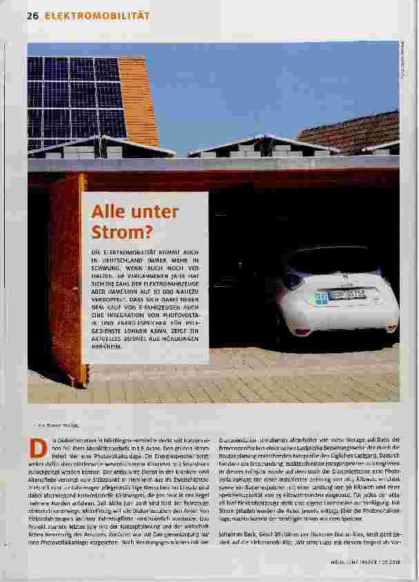 Vorschauseite 1: Alle unter Strom?