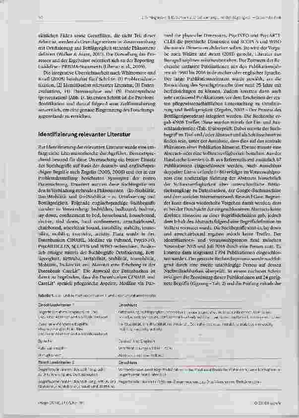 Vorschauseite 4: Ortsfixierung und Bettlägerigkeit im Kontext von Gebundenheit (boundedness)