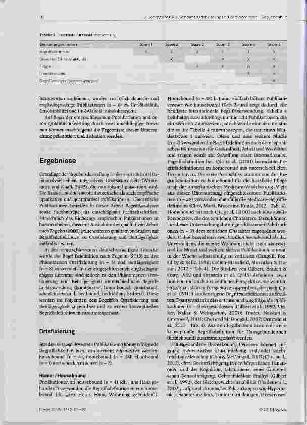 Vorschauseite 6: Ortsfixierung und Bettlägerigkeit im Kontext von Gebundenheit (boundedness)