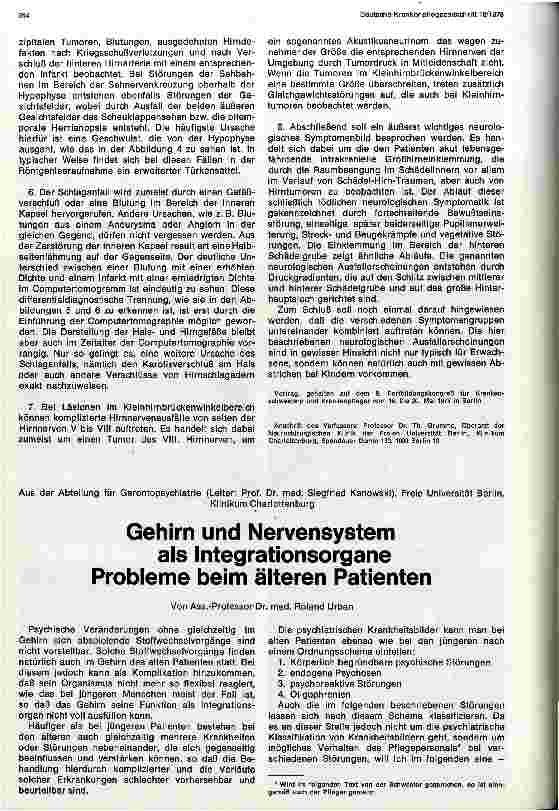 Vorschauseite 3: Hirnschäden bei Erwachsenen
