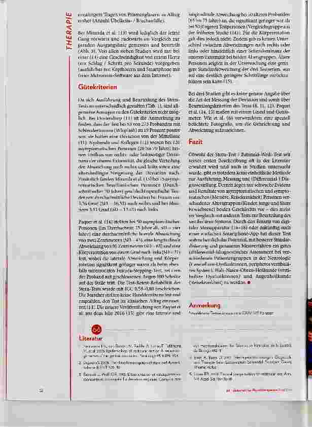 Vorschauseite 4: Stern-Test bei Schwindel