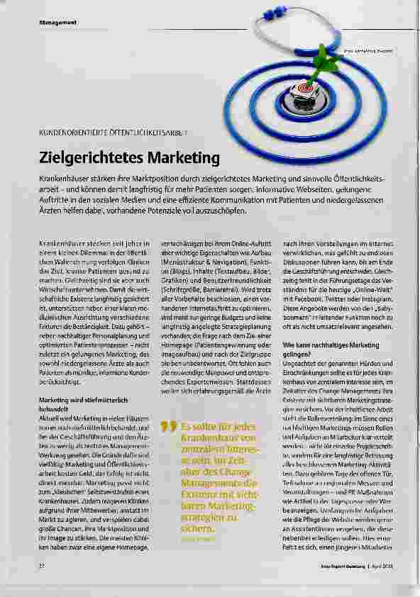 Vorschauseite 1: Zielgerichtetes Marketing