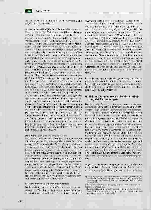 Vorschauseite 3: Empfehlungen des Deutschen Vereins zur Trennung der Fachleistungen von den Leistungen zur Existenzsicherung im Bereich der Wohnformen nach §42a Abs. 2 Satz 1 Nr. 2 SGB XII n.F. ge…