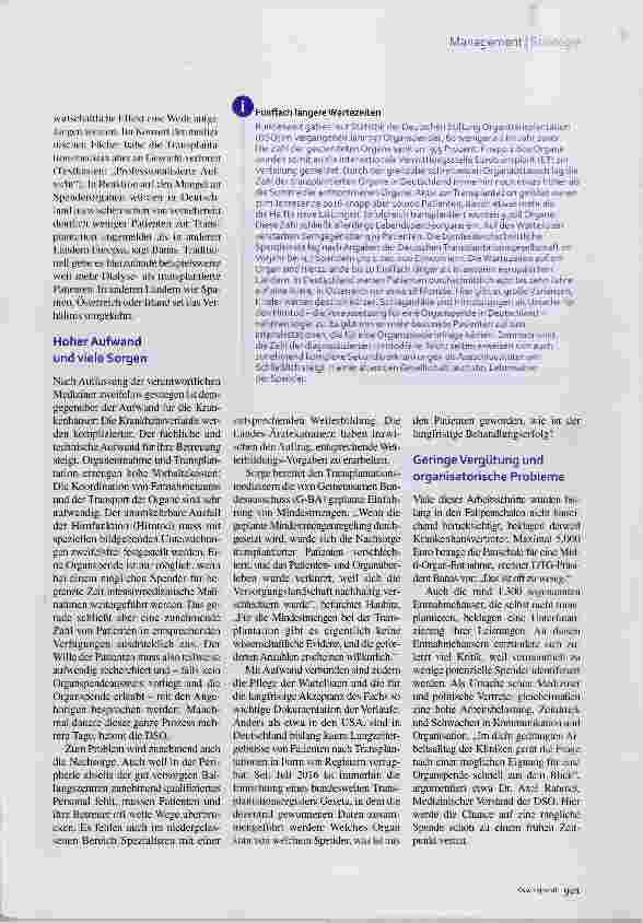 Vorschauseite 2: Ein schwieriger Eingriff