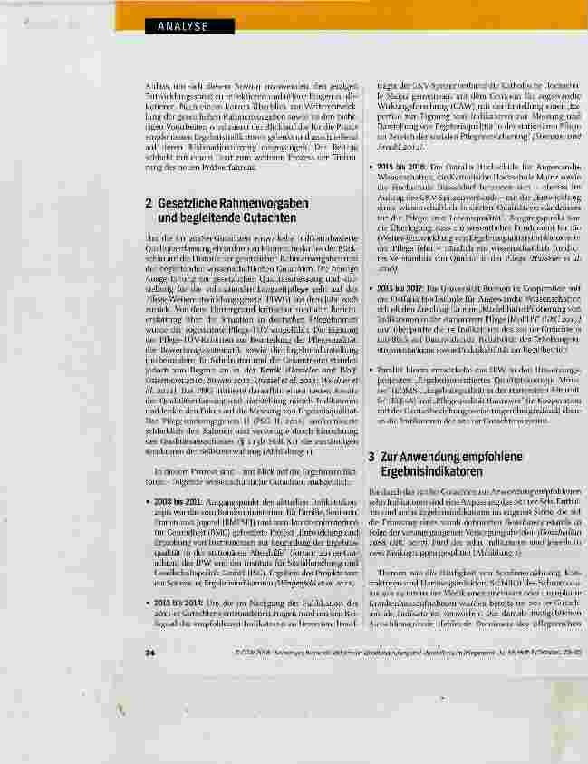 Vorschauseite 2: Reform der Qualitätsprüfung und -darstellung im Pflegeheim: Stand der Umsetzung und offene Fragen