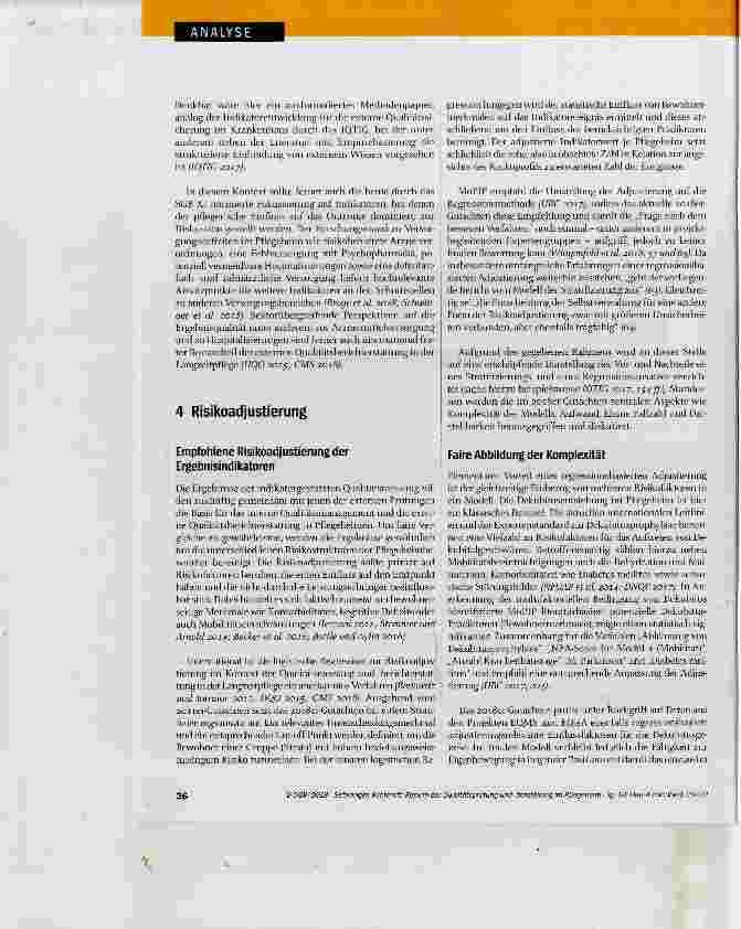 Vorschauseite 4: Reform der Qualitätsprüfung und -darstellung im Pflegeheim: Stand der Umsetzung und offene Fragen
