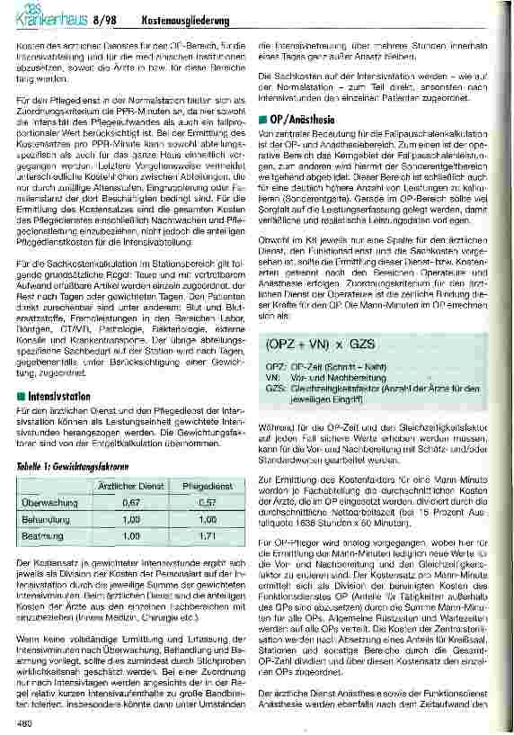 Vorschauseite 3: Praktische Umsetzung der Kalkulation von Fallpauschalen und Sonderentgelten