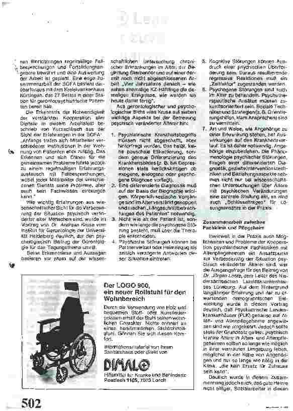 Vorschauseite 2: Hilfen für Ältere mit psychischen Schwierigkeiten