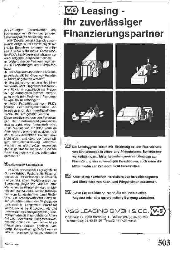 Vorschauseite 3: Hilfen für Ältere mit psychischen Schwierigkeiten