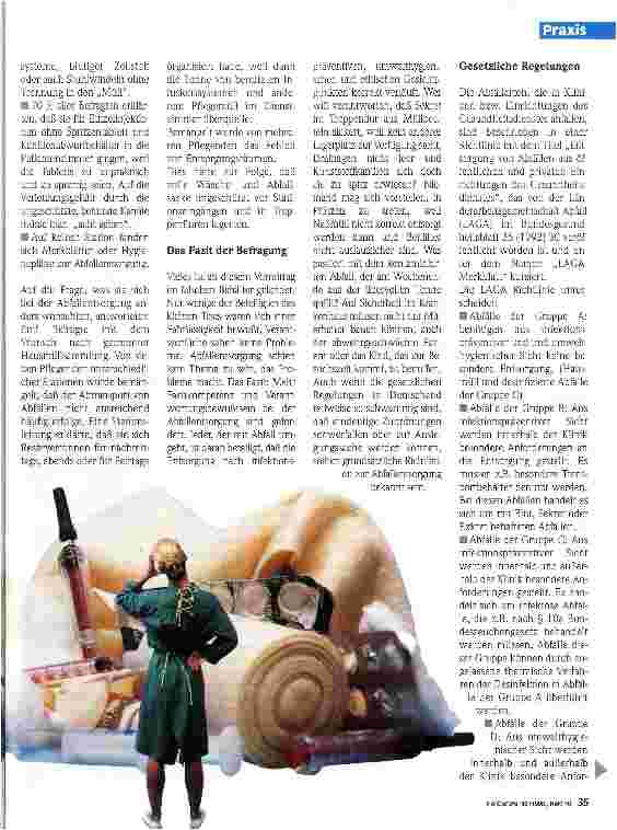 Vorschauseite 2: Wohin mit dem Pflegemüll?