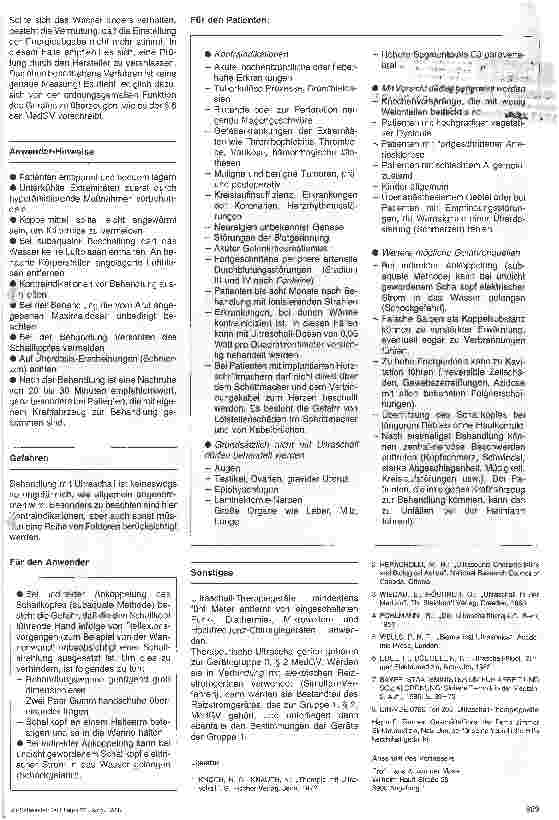 Vorschauseite 2: Medizinische Gerätekunde 6. Folge: Ultraschall-Therapiegeräte
