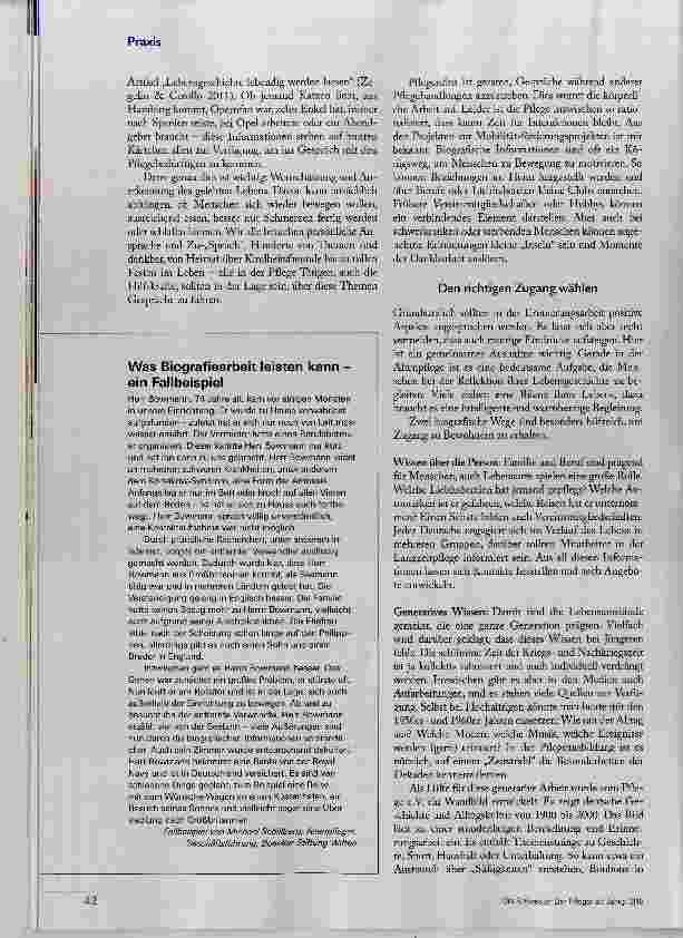 Vorschauseite 3: Die Biografie im Blick