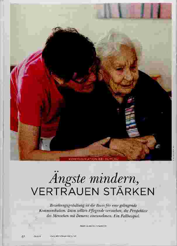 Vorschauseite 1: Ängste mindern, VERTRAUEN STÄRKEN