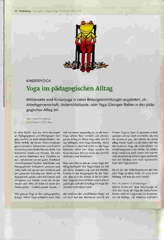 Vorschauseite 1: Yoga im pädagogischen Alltag