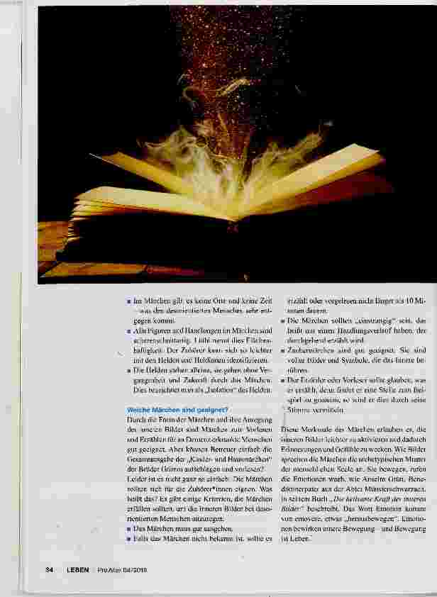 Vorschauseite 2: Märchen und Demenz