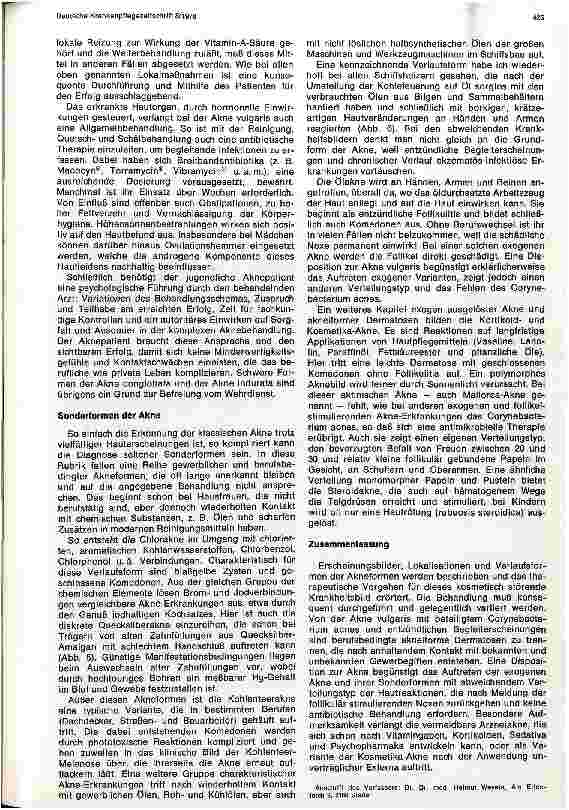 Vorschauseite 3: Akne juvenilis und Akne-Sonderformen