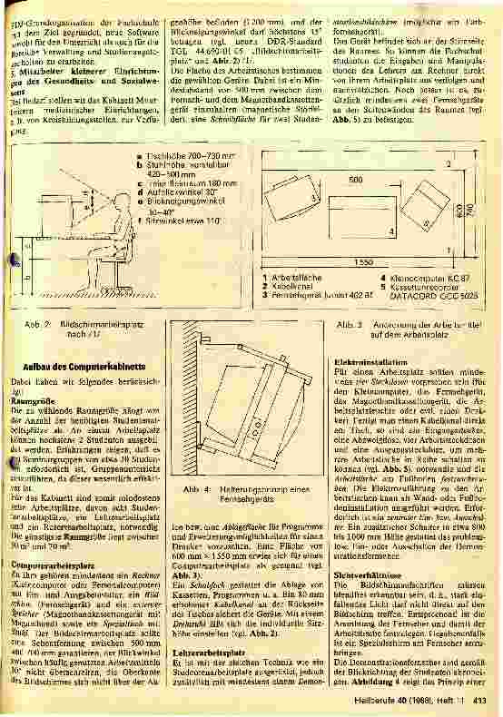 Vorschauseite 2: Einrichten eines Computerkabinetts