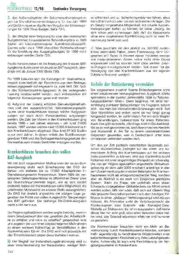 Vorschauseite 5: Zwang zu ökonomischen Handeln und Humanität im Krankenhaus: ein unüberwindbarer Gegensatz ?